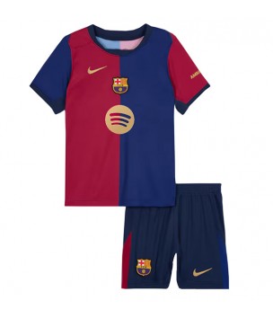 Billiga Barcelona Paez Gavi #6 Hemmatröja Barn 2024-25 Kortärmad (+ Korta byxor)